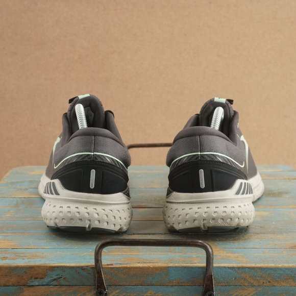 Brooks Womens Transcend 7 Running Shoes Gray Mint Green Synthetic Lace Up Sz 11B - Picture 7 of 11